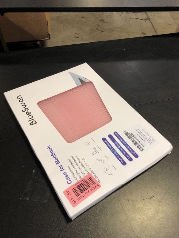 Photo 1 of BlueSwan Anti-Cracking Hard Shell Case Compatible with MacBook Pro 14-inch 2025 2024-2021 Release M4 M3 M2 M1 Pro/Max Chip, Anti-Fingerprint Soft TPU Bumper, Frosted Cute Pink