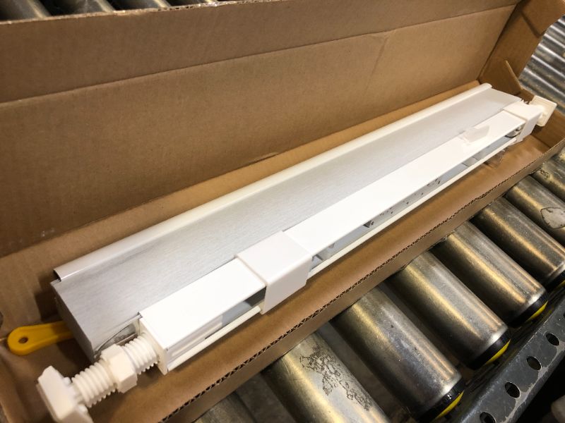 Photo 1 of LazBlinds Cordless Cellular Shades, No Tools No Drill Blackout Honeycomb Shades Pleated Blinds for Windows, 22" W x 64" H, Silver White