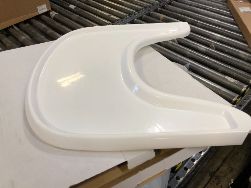 Photo 1 of TRAY ONLY-*---LuQiBabe Baby High Chair Tray Compatible with Stokke Tripp Trapp Chair (V2 and Beyond) with Smooth Surface and Strong Suction Power Made of Food-Safe Plastic (BPA BPS BPF Lead Phthalate Free) - White