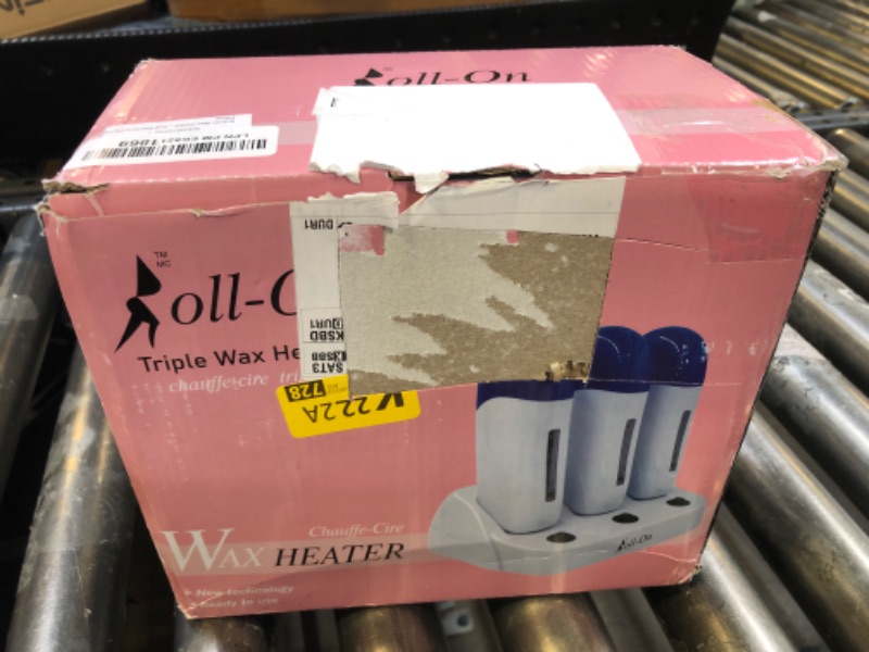 Photo 1 of Roll-On Wax Epilator - Electric Warm Roller for Painless Hair Removal, with Pedestal for Women and Men (Three)
