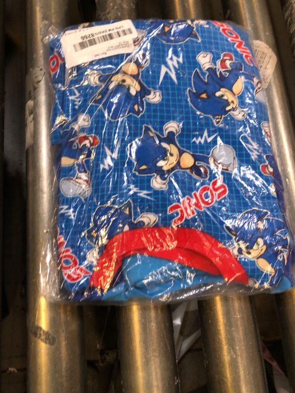 Photo 1 of Sonic The Hedgehog 4 Piece Pajama Set - Boys PJs Short Sleeve Shirt, Shorts & Pants - Kids Sleepwear Set - Official License