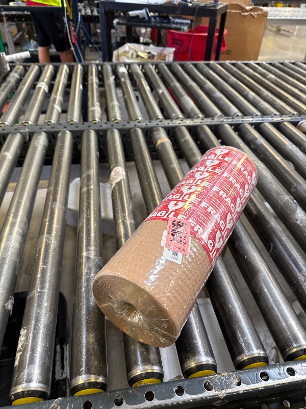 Photo 1 of Honeycomb Packing Paper Wrap 15” x 315’, Brown Recycled Moving Supplies Eco-Friendly Bubble Paper Packing Wrapping for Fragile Items, Glassware, Ceramics, Electronics and Decorations Packaged Bouquet