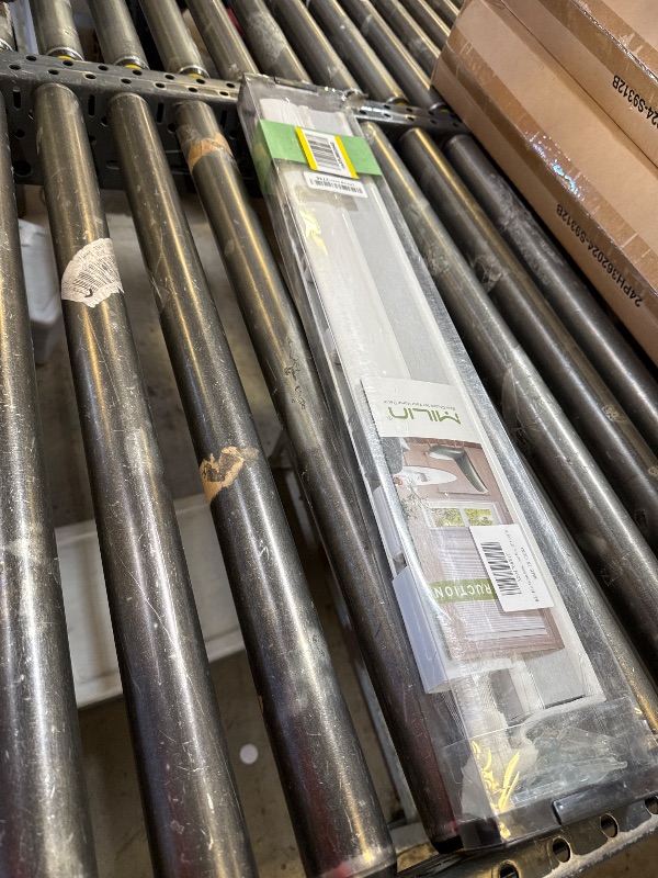 Photo 1 of MiLin Top Down Bottom Up Cordless Cellular Shades No Drill Color-Matched No Tools Cellular Blinds for Windows Honeycomb Design Blinds & Shades (Blackout White, 26" W x 64" H)
