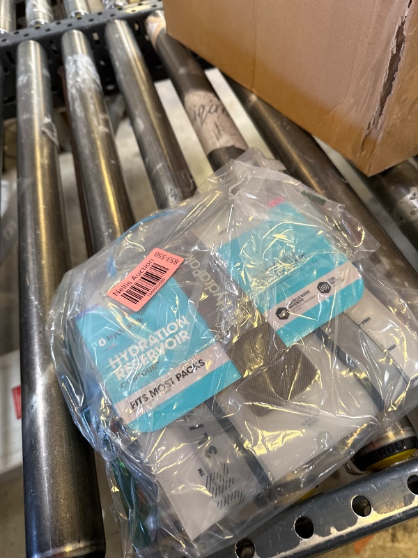 Photo 1 of HydraPak Contour (3L Hydration Reservoir) - Low-Profile Water Bladder, Fits Most Hydration Packs – High-Flow Bite Valve, Leak Proof, Fully Reversible, and Dishwasher Safe