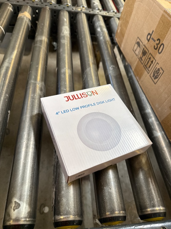 Photo 1 of  4 Inch LED Low Profile Recessed & Surface Mount Disk Light, Round, 10W, 600 Lumens, 4000K Cool White, CRI80, DOB Design, Dimmable, ETL Listed, White