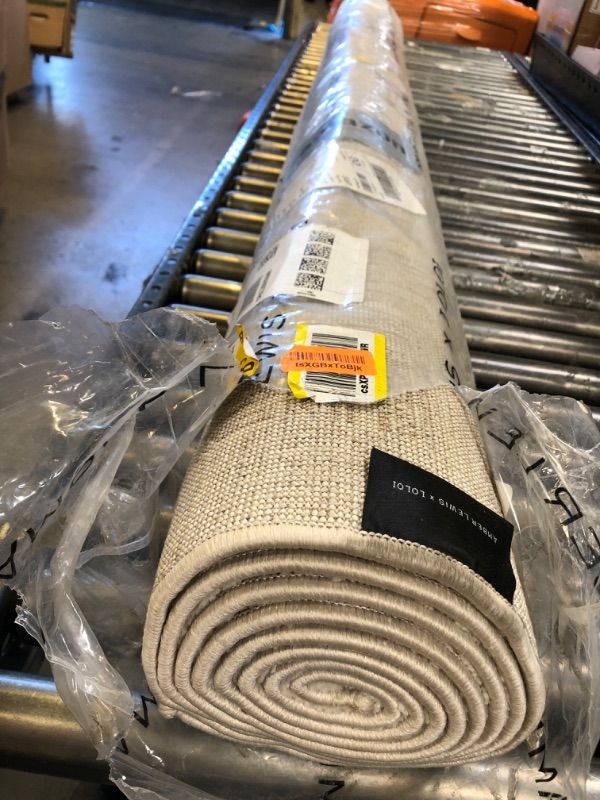 Photo 1 of Loloi Amber Lewis Monty Collection MOT-01 Ivory/Taupe 6'-7" x 9'-3", .50" Pile Height, Area Rug