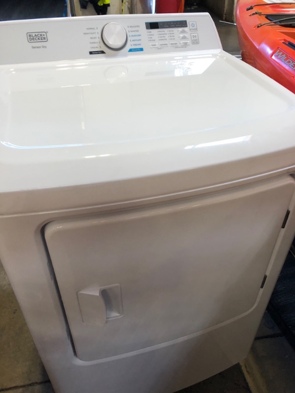 Photo 1 of BLACK+DECKER BLD67ME 7.0 Cu. Ft. Front Load Dryer. 
