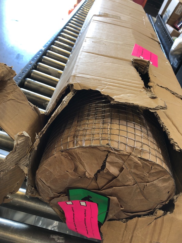 Photo 1 of Hardware Cloth 48inx100ft 1/2 Inch Galvanized, Chicken Wire Fence Chicken Rabbit Snake cage Wire Fence Mesh Roll,Garden Plant Welded Metal Wire Fence,Poultry Animal Netting cage Screen.