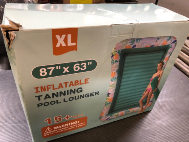 Photo 1 of Inflatable Tanning Pool Lounger Float - 
