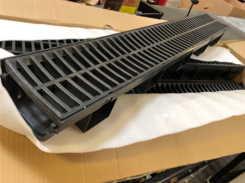 Photo 1 of 6pcs-- Trench and Channel Drain Kit 
