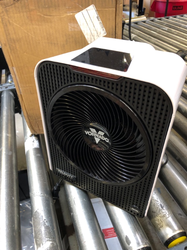 Photo 1 of Vornado Velocity 5 Whole Room Space Heater with Auto Climate Control, Timer, and Safety Features, White, Large