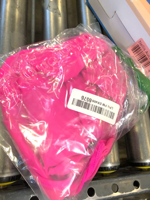 Photo 1 of Tempt Me Women Hot Pink Sexy One Piece Swimsuits V Neck Bathing Suit S