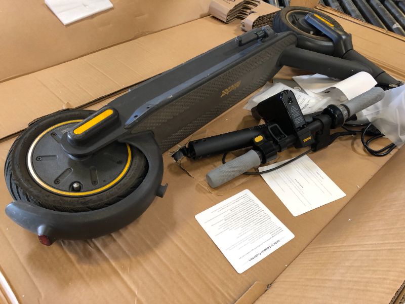Photo 1 of Segway Ninebot MAX G2 Electric KickScooter, Power by 1000W Motor, Up to 43 Miles Range and 22MPH, w/t 10-inch Tires , Dual Brakes & Suspension, Electric Scooter for Adults, UL-2272 Certified