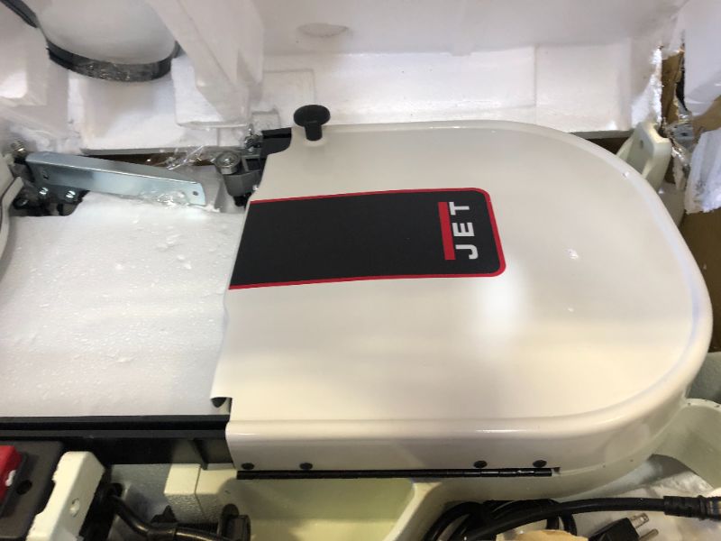 Photo 1 of Jet 13-1/2" Throat Capacity Vertical Bandsaw - 1 Hp, 115/230V, 3000 SFPM, 93-1/2" Blade Length, 15" X 15" Table | Part #708115K
