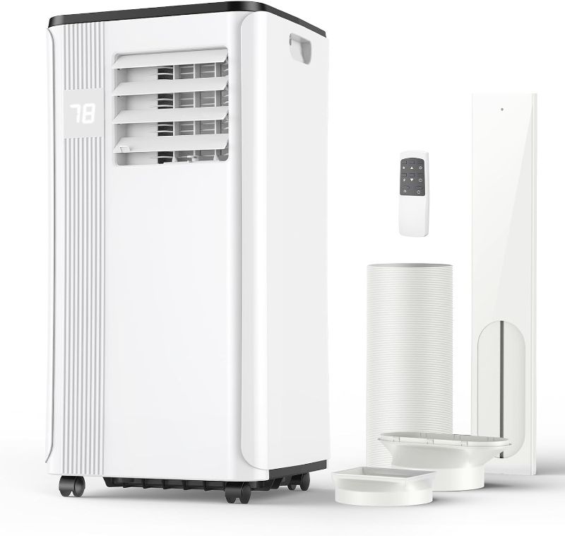 Photo 1 of Portable Air Conditioners - 2024 Upgraded 10000 BTU Portable AC for Room up to 450 Sq. Ft, 3 in 1 AC Unit with 24H Timer, Smart Sleep Mode, Remote Control, Air Cooler for Bedroom Room Kitchen Camping
