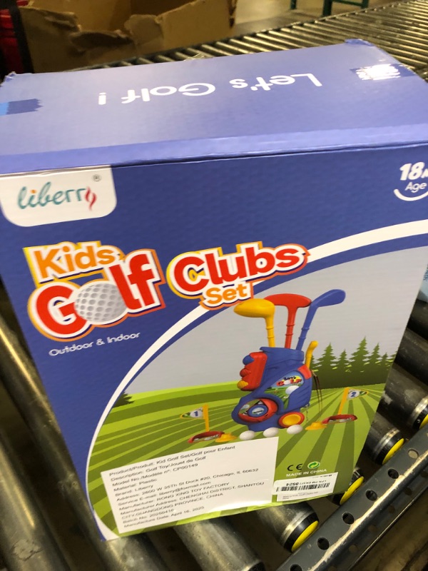 Photo 1 of Liberry Toddler Golf Set, Upgraded Kids Golf Cart with Unique Shoulder Strap Design, Indoor and Outdoor Golf Toys for Boys and Girls Aged 1-5 Years Old