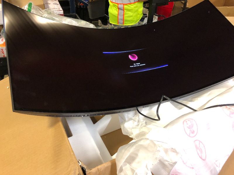 Photo 1 of LG 45GX950A-B 45-inch Ultragear 5K2K WUHD (5120 x 2160) OLED Curved Gaming Monitor, Dual-Mode, 165Hz, 0.03ms, NVIDIA G-Sync, AMD FreeSync Premium Pro, HDR True Black 400, USB Type-C 90W, DP2.1, Black