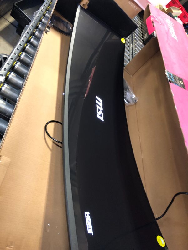 Photo 1 of MSI MPG 491CQPX QD-OLED 49-inch QD-OLED 5120 x 1440 (DQHD) Computer Monitor, 240Hz, Adaptive-Synch, HDMI, Display Port, VGA Port, VESA Mountable, Tilt, Height Adjustable, Speaker, 0.03ms, Black