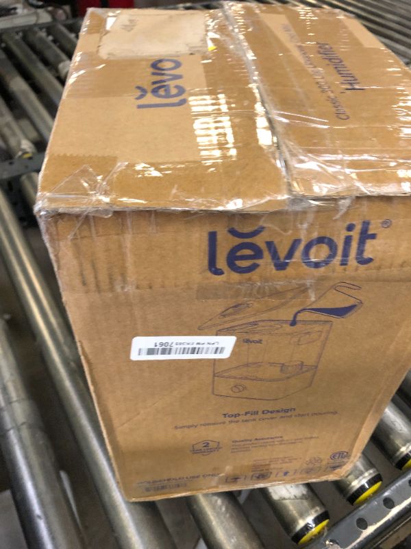 Photo 1 of LEVOIT Classic300 Ultrasonic Top Fill Humidifier, Extra Large 6L Tank Last 60-Hour - Super Quiet, Easy to Use and Clean, 360° Rotation Nozzle, Simple Knob Control, Handle, Auto Shut Off, Gray