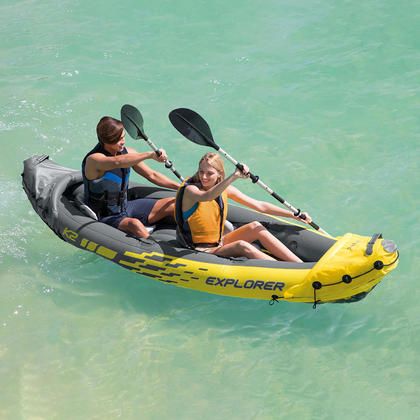 Photo 1 of Intex Explorer K2 2-Person Inflatable Kayak Set with Oar 