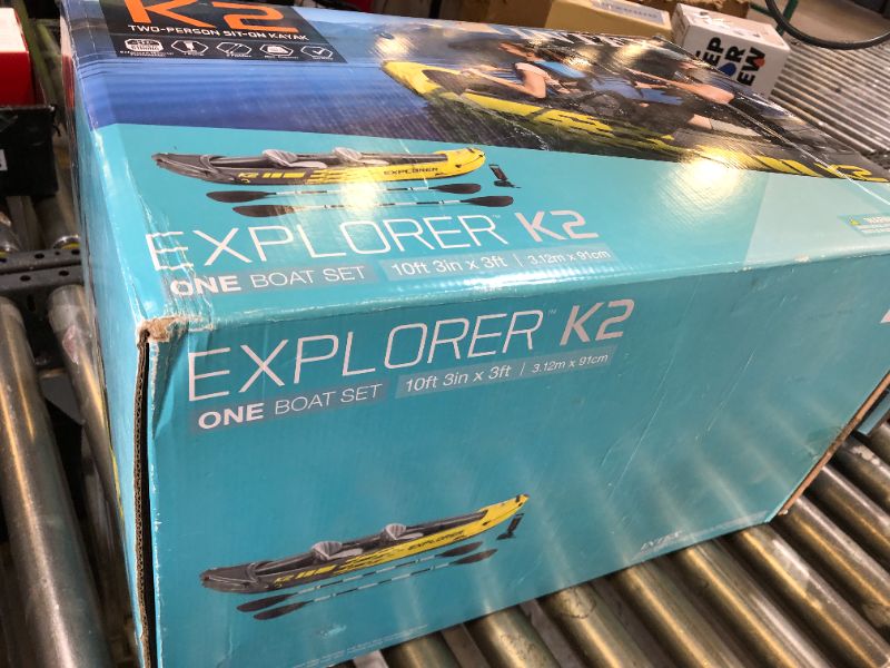 Photo 1 of Intex Explorer K2 2-Person Inflatable Kayak Set with Oar 