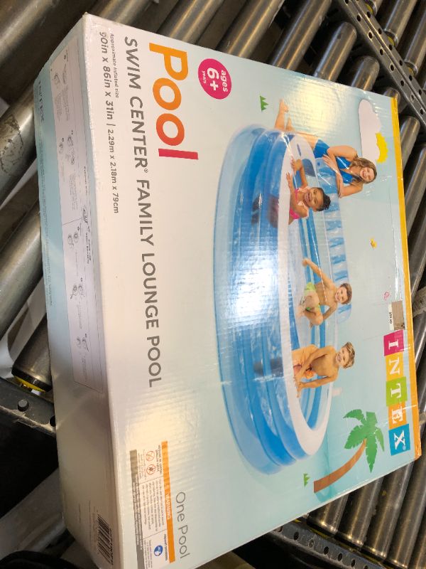 Photo 1 of Intex 57190EP B01E0W4L58 Family Lounge Pool, 6x20x20 Blue