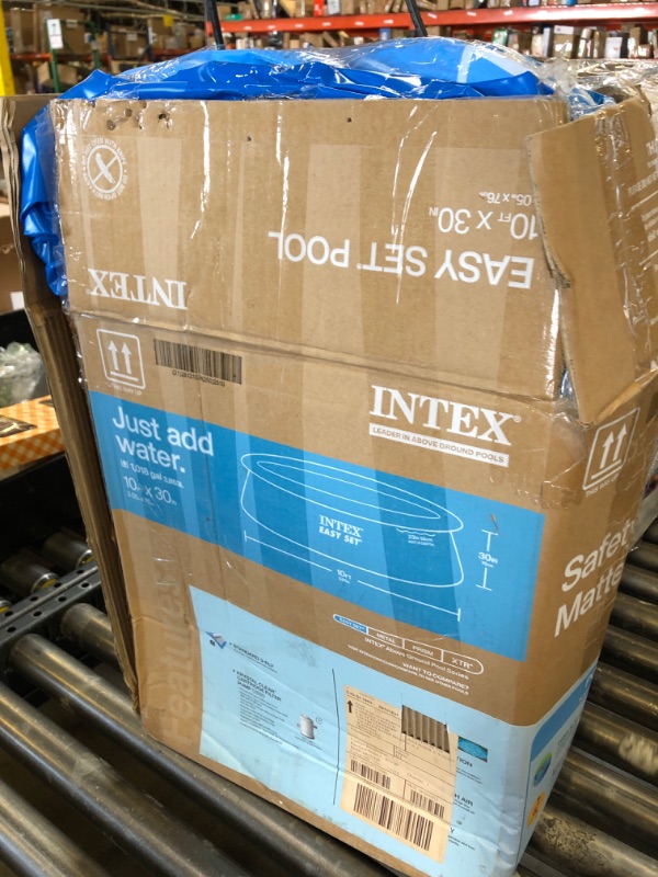 Photo 1 of INTEX 28121EH Easy Set Inflatable Swimming Pool Set: 10ft x 30in  