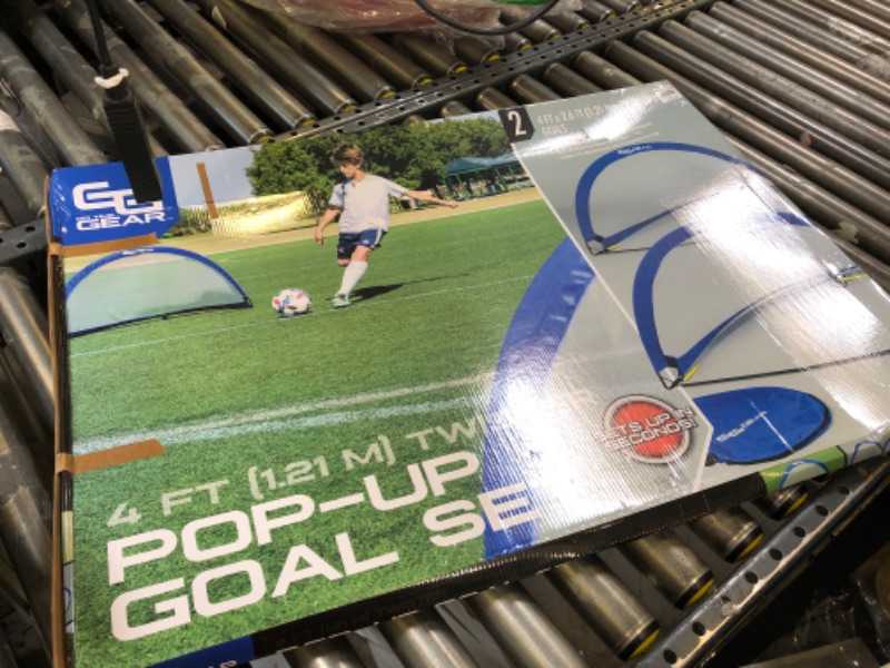 Photo 1 of  Go Time Gear 4-ft Twister Pop-Up Soccer Goal SeT