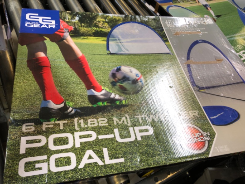 Photo 1 of  Go Time Gear 6x 4-ft Twister Pop-Up Soccer Goal 