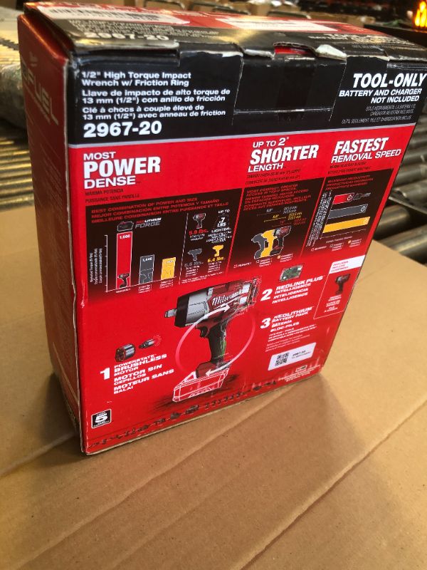 Photo 1 of Milwaukee Electric - M18 Fuel 1/2 HIGH Torque Impact Wrench W/FRICTI
