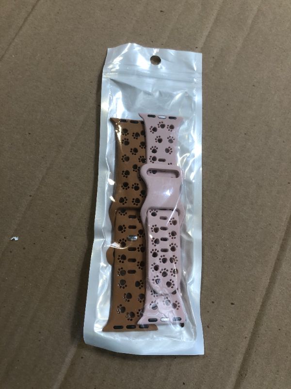 Photo 1 of Witzon Floral Band Compatible with Apple Watch Bands For Women 41mm 40mm 38mm 42mm 44mm 45mm 46mm 49mm, Engraved Cute Flower Soft Silicone Inlay Strap for iWatch Series 10 9 8 7 6 5 4 3 2 1 SE Ultra