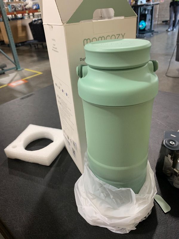 Photo 1 of STOCK PHOTO FOR REFERENCE ONLY----------------------Momcozy 22oz Portable Breast Milk Cooler for Outdoor, Life Saver with 360° Total Cooling for 24 Hours, Larger Capacity Travel Breastmilk Chiller with 2pcs Baby Bottles for Breastmilk Storage, green 