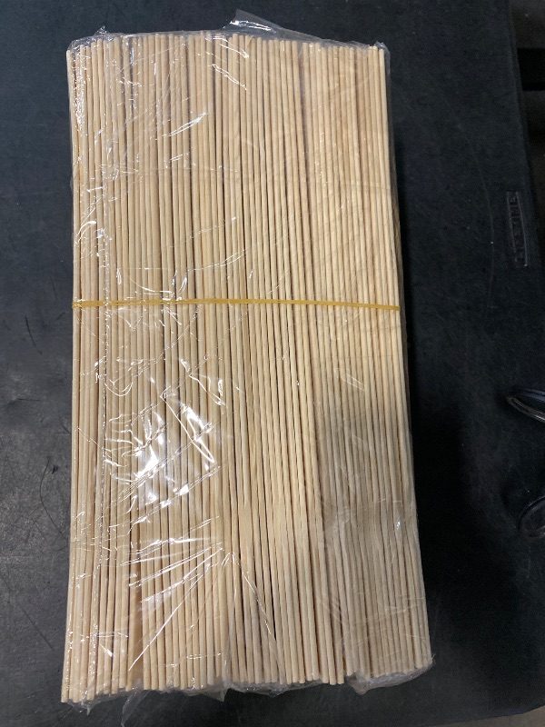 Photo 1 of SHEUTSAN 300 PCS 14 Inch Wood Paint Sticks, Paint Stir Sticks, Wooden Paint Mixing Sticks for Crafts, Paint Stirrers