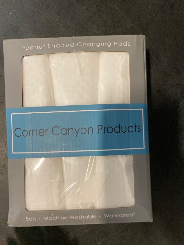 Photo 1 of Changing Pad Liner, Fits in Peanut Shaped Changing Pads, Super Soft Peanut Changer Liners are Warm On a Baby's Back, Thicker Waterproof Pads are Machine Washable - 3 Pack