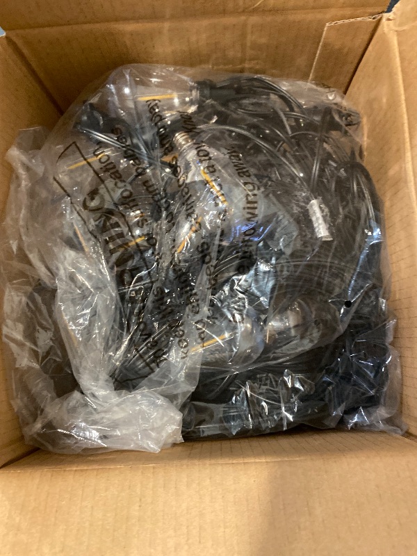 Photo 1 of TDLOL 100FT Outdoor String Lights with 35 Shatterproof Patio Deals S14 Vintage Edison Bulbs E12 Sockets,2700K Dimmable Outdoor Lights,IP55 Waterproof LED String Lights for Outside, Patio Lights