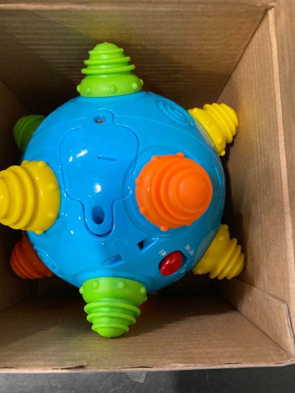 Photo 1 of VANLINNY NEW Bumble Ball for Babies,Crawling Sensory Toys for Toddlers,Baby Music Shake Preschool,Dancing Interactive Sounds Infants Toy,Bouncing Learning Ball,Ideal Gift for Boys Girls(Blue)