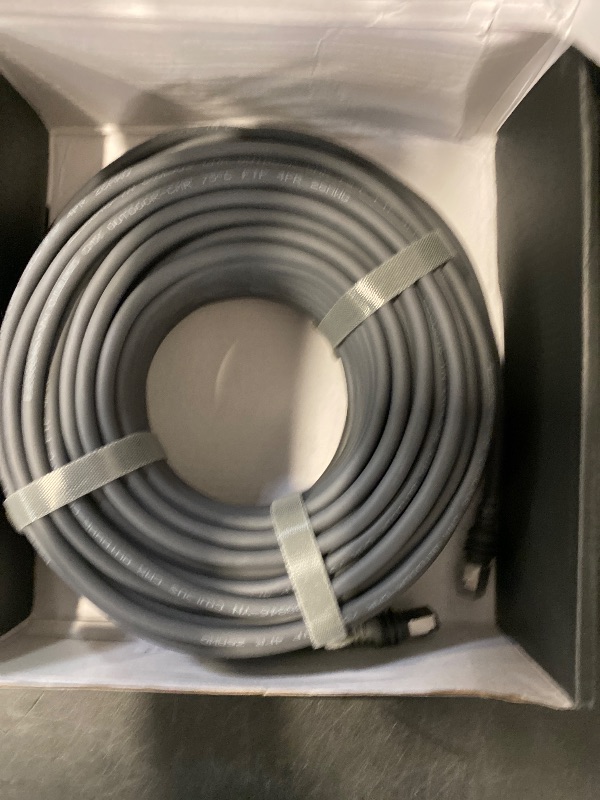 Photo 1 of LUCMO 100FT/ 30M Starlink Gen 3 Cable for Starlink Standard Generation 3, Replacement Extension Cable Waterproof Satellite Starlink Standard V3 Cable (100FT), Grey