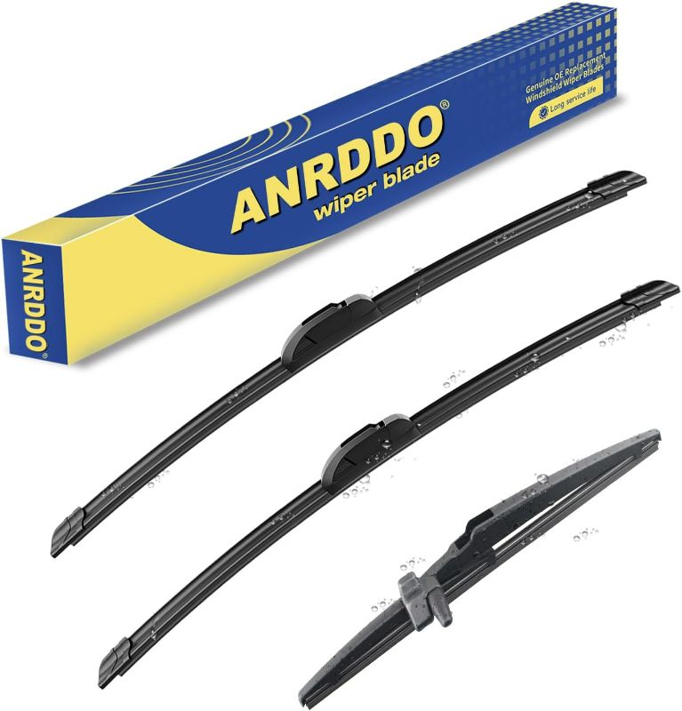 Photo 1 of 3 wipers Replacement for 2010-2021 2022 2023 Toyota 4Runner, Windshield Wiper Blades Original Equipment Replacement - 24"+20"+12" (Set of 3) U&J HOOK
