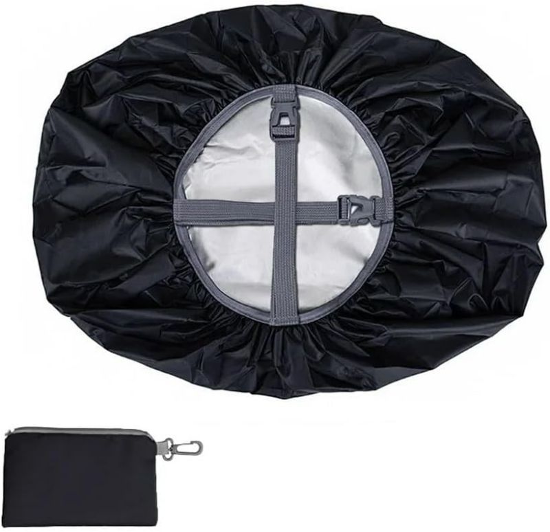 Photo 1 of 1PC Waterproof Backpack Rain Cover Upgraded Anti-Slip Cross Buckle Straps, Four Strengthened Layers for Hiking Camping Traveling