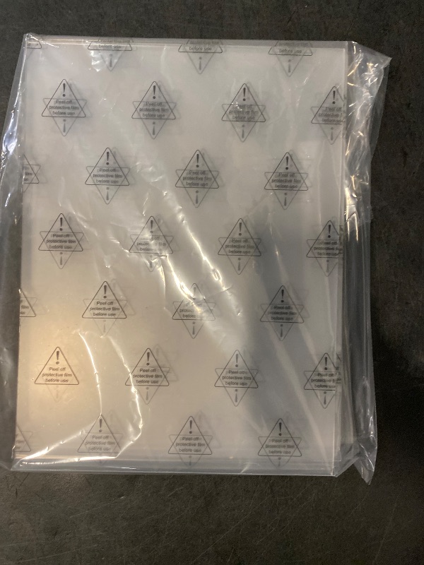 Photo 1 of newnewshow 8.5x11 Acrylic Sign Holder 3 Pack Vertical Double-Sided Display (Optional 8.5x11 8.5x5.5 5x7 Horizontal and Vertical)