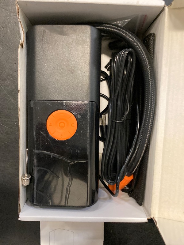 Photo 1 of Tire Inflator Portable Air Compressor, 150PSI?20000mAh Battery Air Pump for Car Tires, 6X Inflate Portable Tire Inflator for Car Motorcycle Balls Bike Pump,12DC Tire Pump with LED Light, Auto shut-off