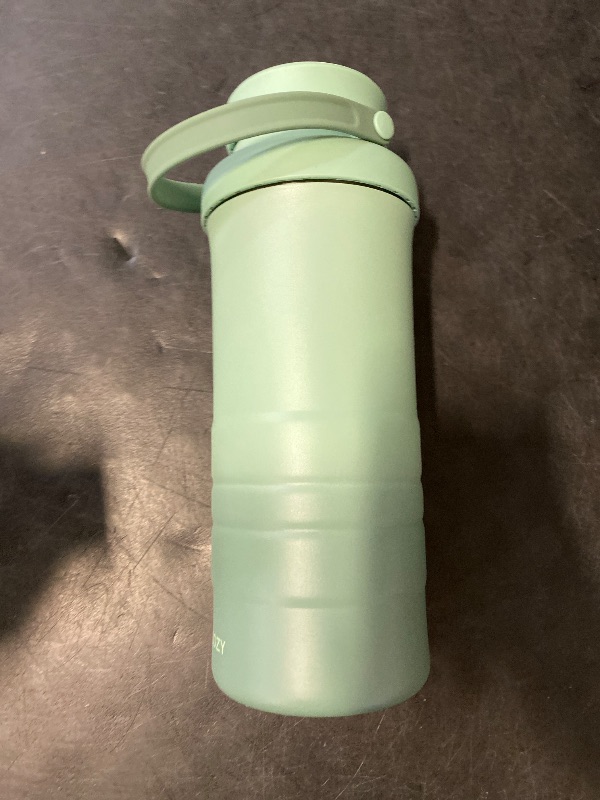 Photo 1 of Momcozy 22oz Portable Breast Milk Cooler for Outdoor, Life Saver with 360° Total Cooling for 24 Hours, Larger Capacity Travel Breastmilk Chiller with 2pcs Baby Bottles for Breastmilk Storage, Green