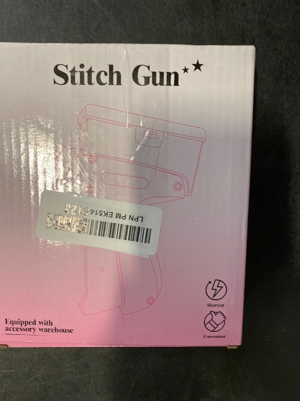 Photo 1 of Tagging  For Clothing, Tag Gun Kit for Clothes, Quick Clothing Fixer, Mini Quick Sewing Gun with Storage Box, Micro Garment Tag Gun for Clothes with 5 Needles 1200 Pcs Fasteners Pink