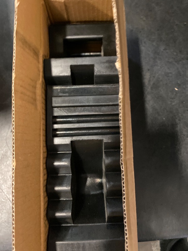 Photo 1 of ROBLOCK Solid Rubber Wheel Chocks Heavy Duty Trailer Chock, G.V.W. Up to 4T, 2 Pack Black, 8.6" L x 3.7 W x 4.7" H for Car, Travel Trailers, RV, Truck, and ATV, for All Weather Use