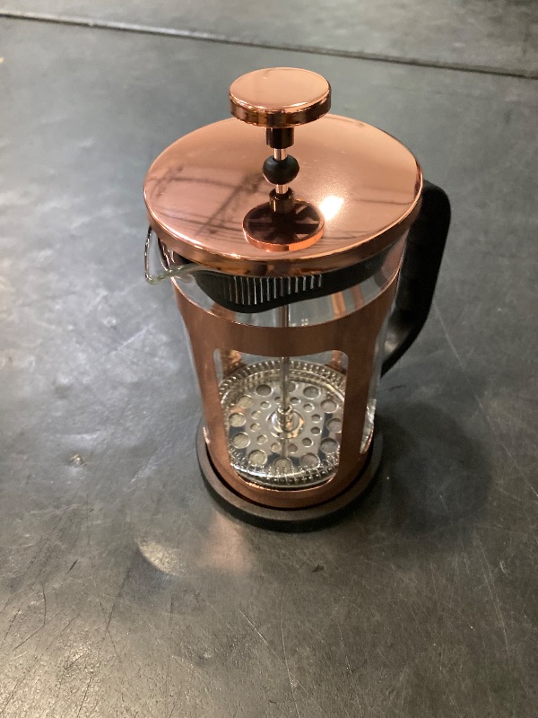 Photo 1 of Dircolz French Press Coffee Maker -21oz Stainless Steel with Borosilicate Glass Heat Resistant 4 Level Filtration System for Brew Coffee & Tea Dishwasher Safe,Travel Coffee Presses