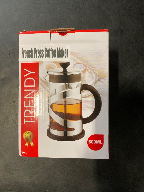 Photo 1 of Dircolz French Press Coffee Maker -21oz Stainless Steel with Borosilicate Glass Heat Resistant 4 Level Filtration System for Brew Coffee & Tea Dishwasher Safe,Travel Coffee Presses