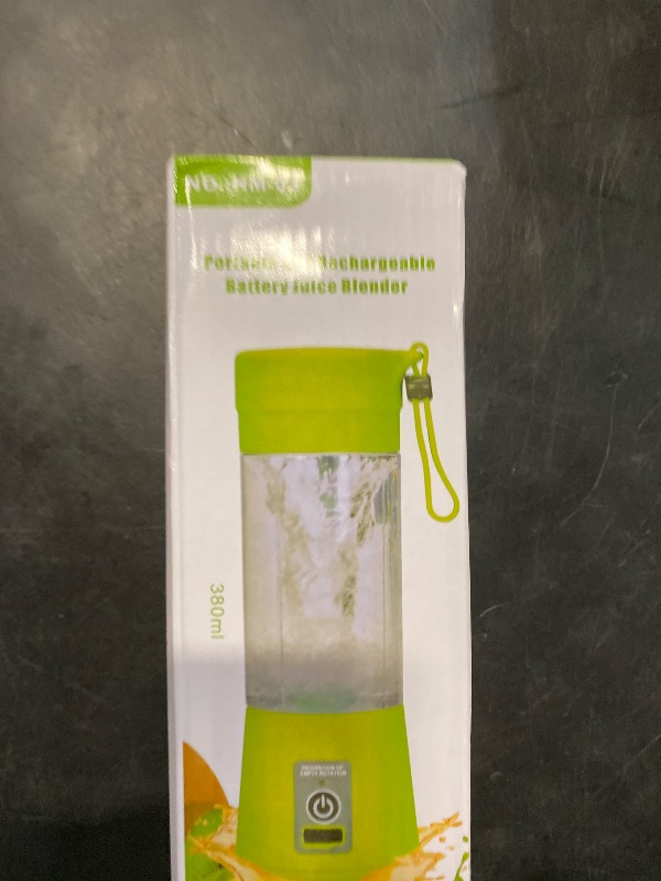 Photo 1 of Cordless Mini Blender Make Smoothies & Shakes - Portable Blender with 380ML BPA-Free Travel Cup, USB Rechargeable, Easy to Clean, Suit in Gym/Office