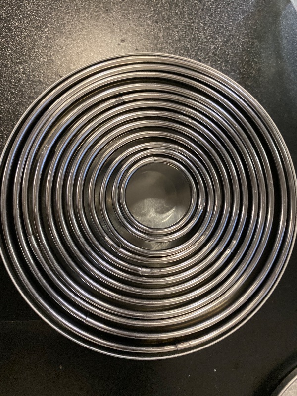 Photo 1 of Round Cookie Cutters Set 12 Pieces Bistcuit Cookie Cutters Circle Pastry Cutters Round Donut Ring Molds for Baking for Pastries Doughs Doughnuts
