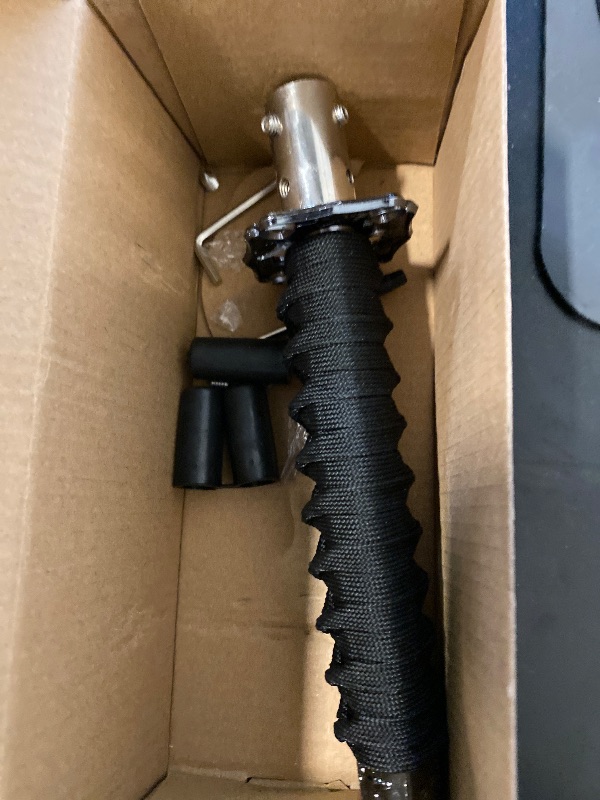 Photo 1 of RYANSTAR Universal Gear Shift Knob Sword Shift Knobs Katana Samural Shift Gear Lever Compatible with Manual Cars Most Automatic Cars with 4 Adapters Black Black