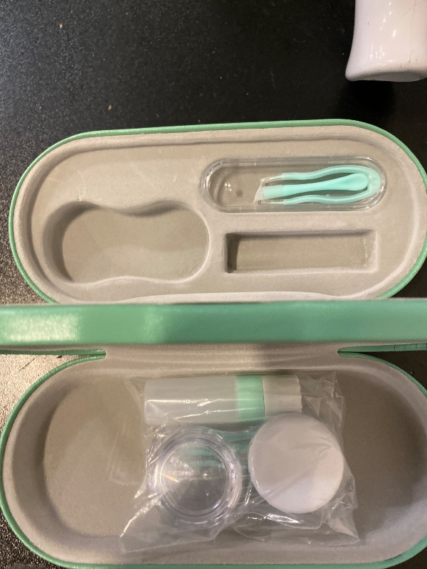 Photo 1 of cauyuan Eyeglass Case Double Sided Portable Contact Lens Box 2 in 1 Multifunction With Tool